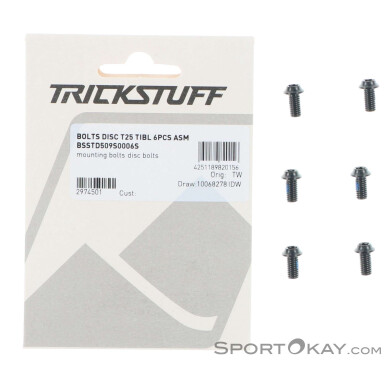 Trickstuff T25 Titan Disc Befestigungsschraube-Schwarz-One Size