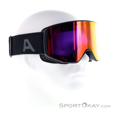 Alpina Venet Q-Lite Skibrille-Schwarz-One Size