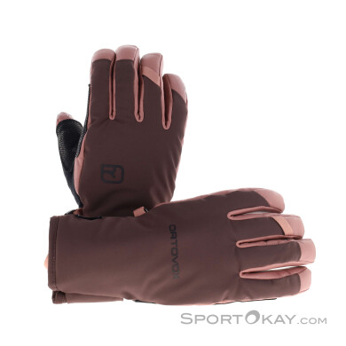 Ortovox Merino Mountain Damen Skihandschuhe-Pink-Rosa-S
