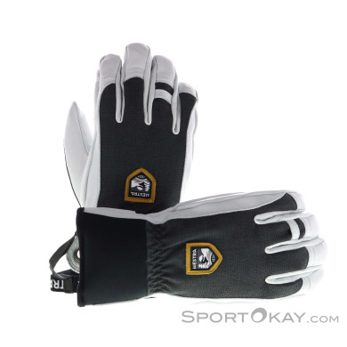 Hestra Arma Leather Patrol Handschuhe-Dunkel-Grau-8