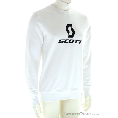 Scott Crewneck Icon LS Herren Sweater-Weiss-L