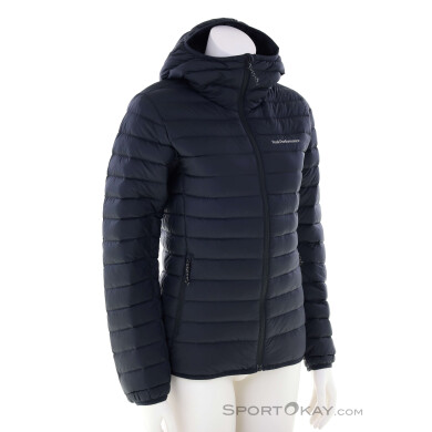 Peak Performance Down Liner Hood Damen Outdoorjacke-Schwarz-M