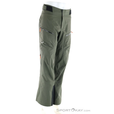 Salewa Sella 3L Powertex Herren Tourenhose-Oliv-Dunkelgrün-M