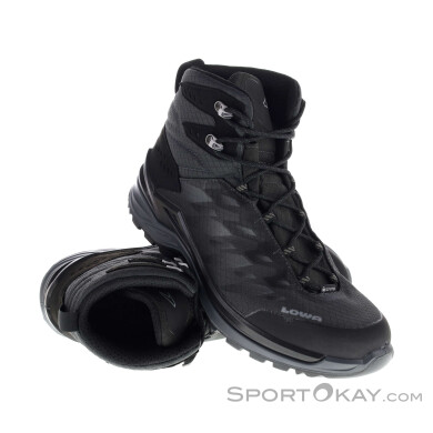 Lowa Ferrox GTX Mid Herren Wanderschuhe-Schwarz-9