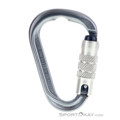 Austrialpin Mini.Mi 3-Wege-Autolock HMS-Karabiner-Grau-One Size