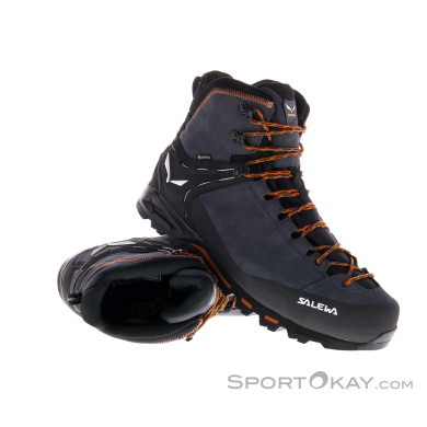 Salewa MTN Trainer Classic Mid GTX Herren Wanderschuhe-Dunkel-Grau-10