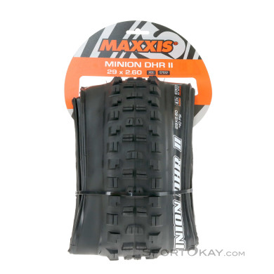 Maxxis Minion DHR II+ WT MaxxTerra EXO TR 29+ x 2,60 Reifen-Schwarz-29