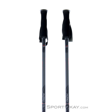 Leki Journey Lite Foam 100-135cm Trekkingstöcke-Schwarz-100-135