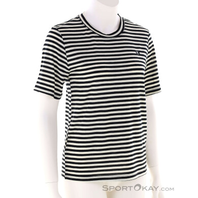 Mons Royale Icon Merino Damen T-Shirt-Schwarz-XS