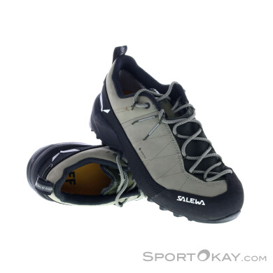 Salewa Wildfire Leather 2 Damen Zustiegsschuhe Gore-Tex-Oliv-Dunkelgrün-6