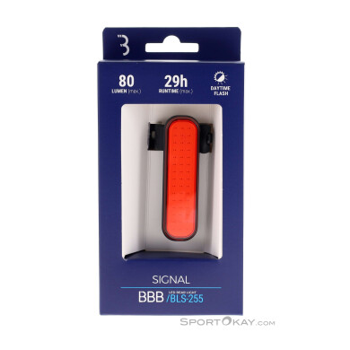 BBB Signal 80 Fahrradlicht hinten-Schwarz-One Size