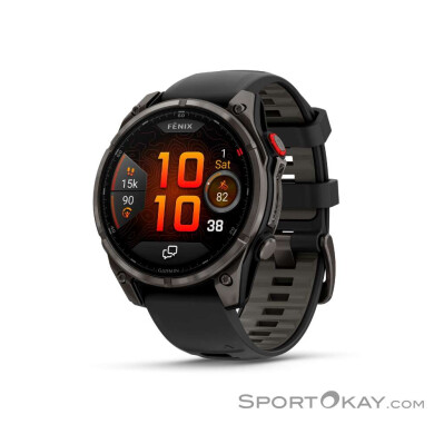 Garmin Fenix 8 Pro Amoled 47mm Sportuhr-Schwarz-One Size