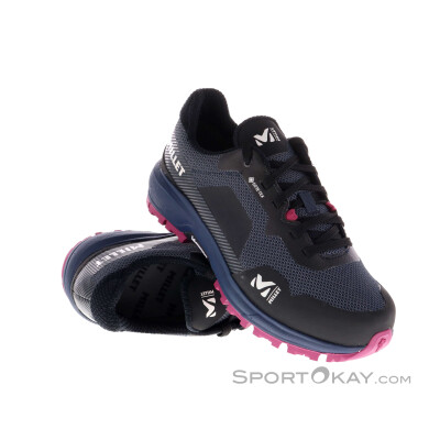 Millet X-Rush GTX Damen Wanderschuhe Gore-Tex-Blau-6,5