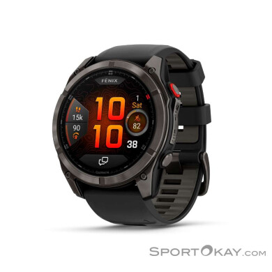 Garmin Fenix 8 Pro Amoled 51mm Sportuhr-Schwarz-One Size