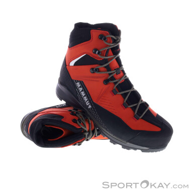 Mammut Kento Guide II High GTX Herren Bergschuhe Gore-Tex-Rot-7,5