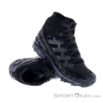 La Sportiva Ultra Raptor II Mid GTX Herren Trekkingschuhe Gore-Tex-Schwarz-44,5