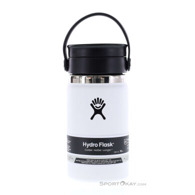 Hydro Flask 12oz Wide Mouth 355ml Thermosflasche-Weiss-One Size