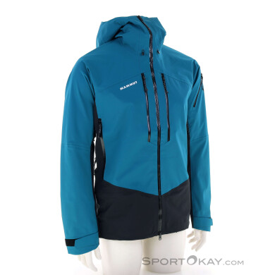 Mammut Taiss Pro HS Hooded Herren Tourenjacke-Türkis-M