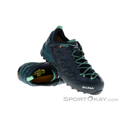 Salewa Wildfire Edge GTX Herren Wanderschuhe Gore-Tex-Blau-6,5