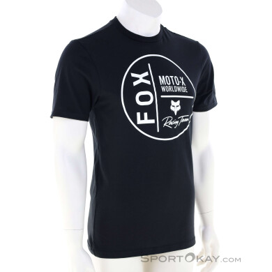Fox Worldwide Premium S/S Herren T-Shirt-Schwarz-M