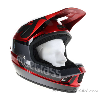 Bluegrass Legit Fullface Helm-Rot-XL