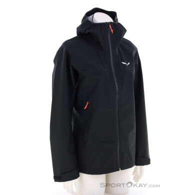Salewa Puez 3L Damen Outdoorjacke Gore-Tex-Schwarz-36