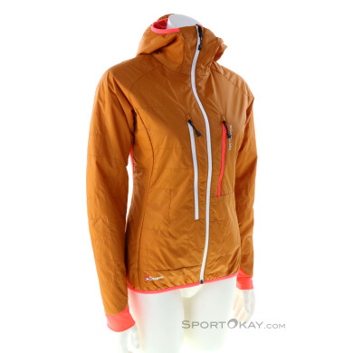 Ortovox Swisswool Piz Boe Damen Tourenjacke-Orange-XS