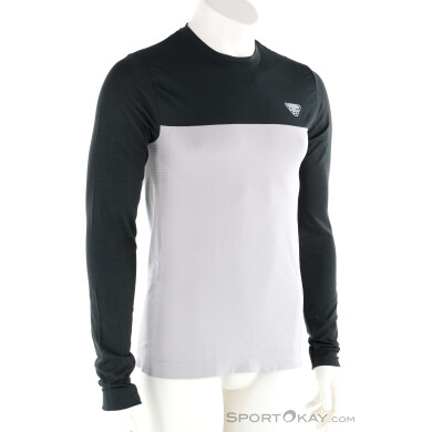 Dynafit Traverse S-Tech L/S Herren Funktionsshirt-Schwarz-XS-S