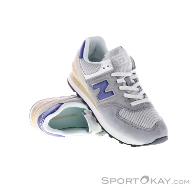 New Balance 574 Herren Freizeitschuhe-Grau-9,5