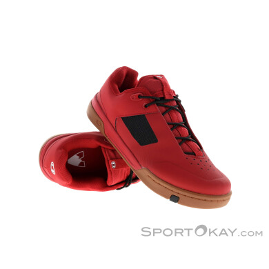 Crankbrothers Stamp Lace Flat MTB Schuhe-Dunkel-Rot-37
