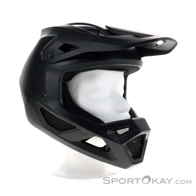 Fox Rampage Kinder Fullface Helm-Schwarz-L