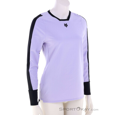 Fox Defend Thermal Jersey Damen Bikeshirt langarm-Lila-S