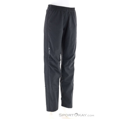 Vaude Yaras Rain IV Zip Damen Regenhose-Schwarz-38