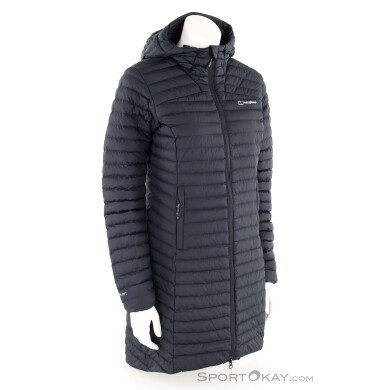 Berghaus Nula Micro Long Damen Outdoorjacke-Schwarz-36