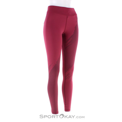 Dynafit Ultra Graphic Long Tights Damen Laufhose-Lila-M