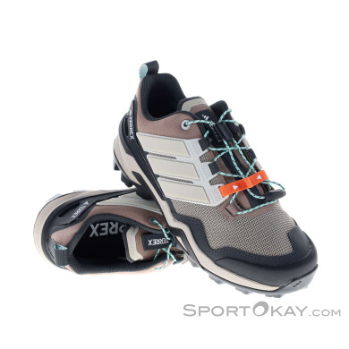 adidas Terrex Skychaser Damen Wanderschuhe-Beige-6,5