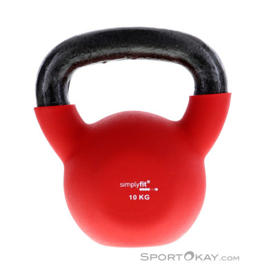 Simplyfit Pro 10kg Kettlebell-Rot-10