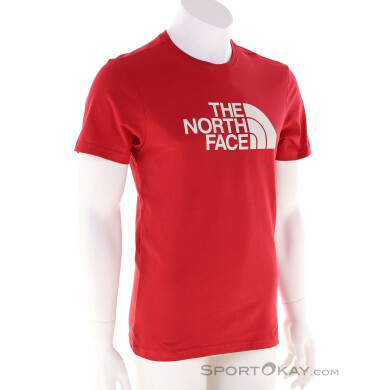 The North Face S/S New Peak Herren T-Shirt-Rot-S