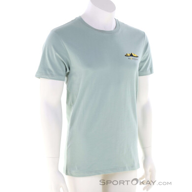 Black Diamond Mountainscape Herren T-Shirt-Hell-Grün-M