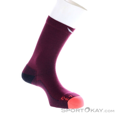 Salewa Mountain Trainer Merino Damen Wandersocken-Dunkel-Rot-42-44