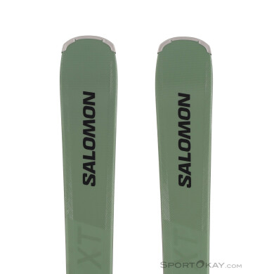 Salomon E S/Max 8 XT + M10 GW Skiset 2025-Hell-Grün-170