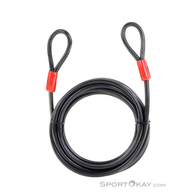 Abus Cobra Stahlkabel 10/500cm Fahrradschloss Zubehör-Schwarz-One Size