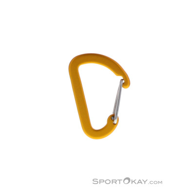 Edelrid Micro 0 Schnappkarabiner-Rot-One Size