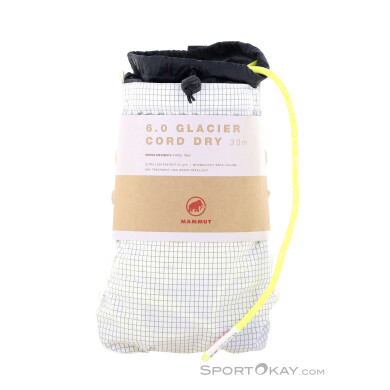 Mammut Glacier Cord Dry 6mm 30m Reepschnur-Gelb-30