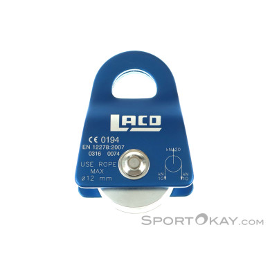 LACD Single Pulley Mobile Small Seilrolle-Blau-One Size