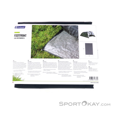 Outwell Greenwood 5 Zeltunterlage-Grau-One Size