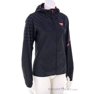Dynafit Trail Reflective Damen Laufjacke-Schwarz-M