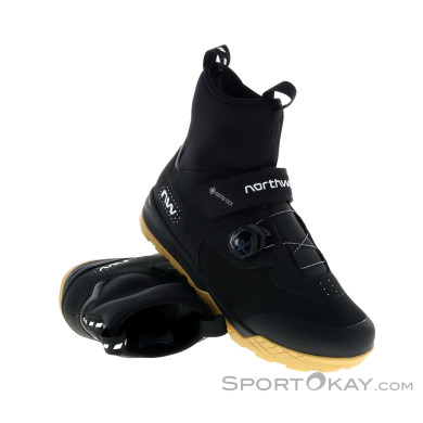 Northwave KingRock + GTX Herren Winter Fahrradschuhe Gore-Tex-Schwarz-44