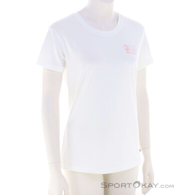 Helly Hansen Skog Graphic Damen T-Shirt-Weiss-S