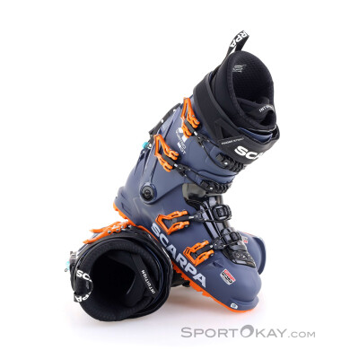 Scarpa 4-Quattro GT Herren Tourenschuhe-Dunkel-Blau-28